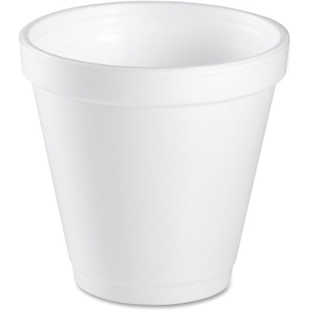 Dart Container Cup, 4 Oz, Foam, 1M/Ct, Wht 50PK DCC4J4